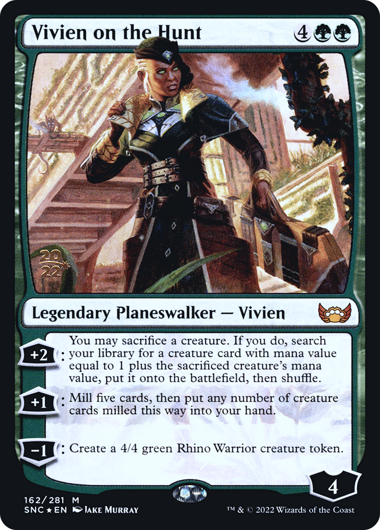 Vivien on the Hunt [Streets of New Capenna Prerelease Promos] | Silver Goblin