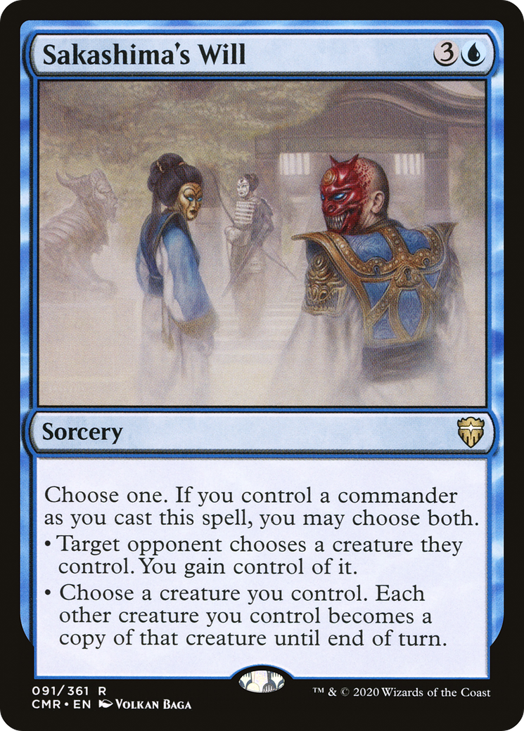 Sakashima's Will (091) Foil - Commander Legends