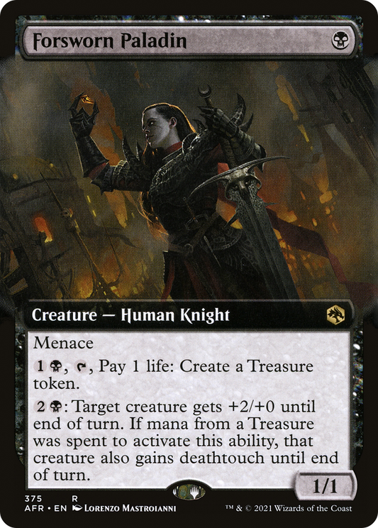 Forsworn Paladin (Extended Art) [Dungeons & Dragons: Adventures in the Forgotten Realms] Foil