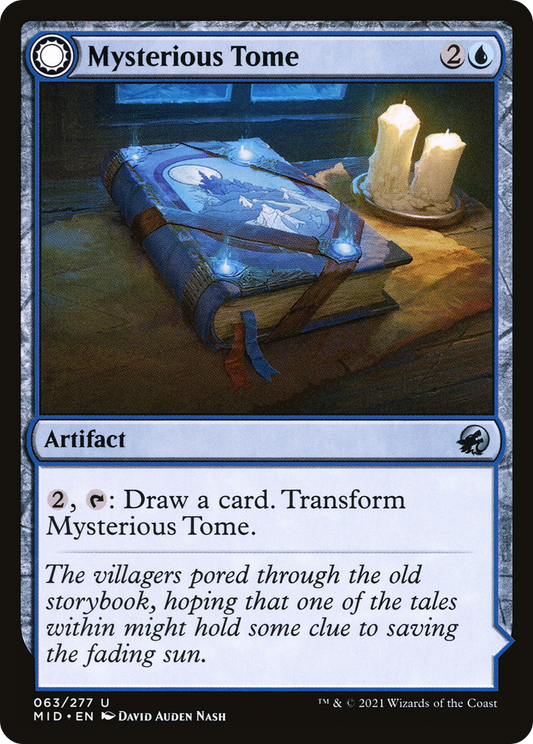 Mysterious Tome // Chilling Chronicle [Innistrad: Midnight Hunt] Foil