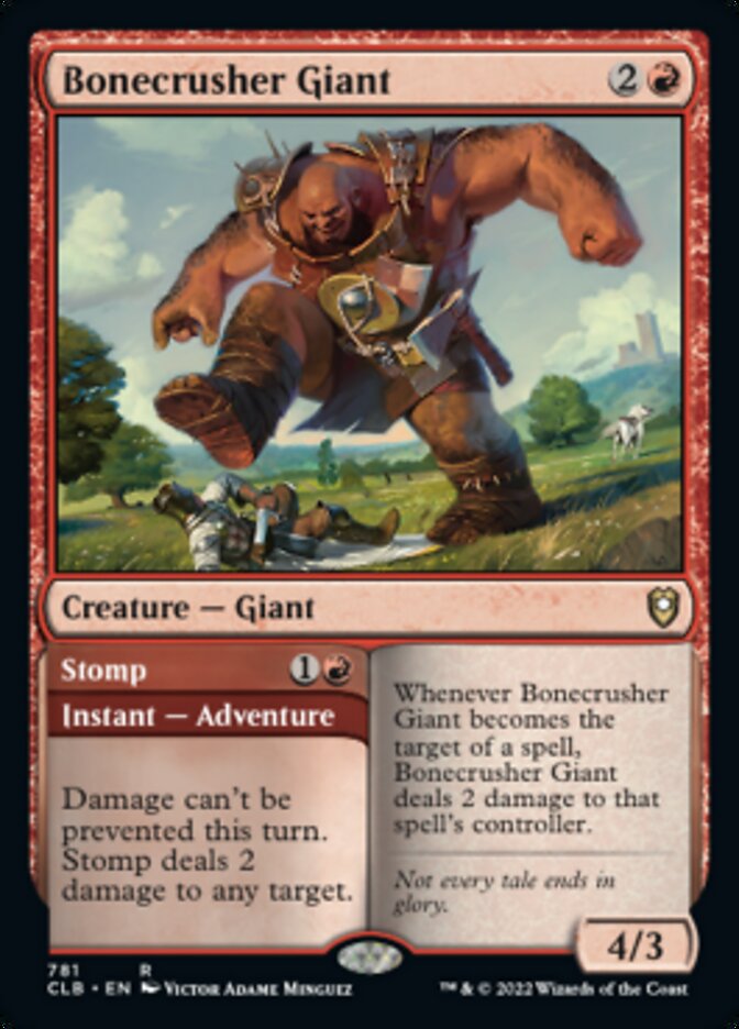 Bonecrusher Giant // Stomp [Commander Legends: Battle for Baldur's Gate] | Silver Goblin