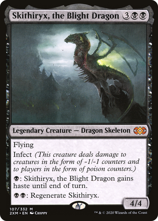 Skithiryx, the Blight Dragon [Double Masters] Foil