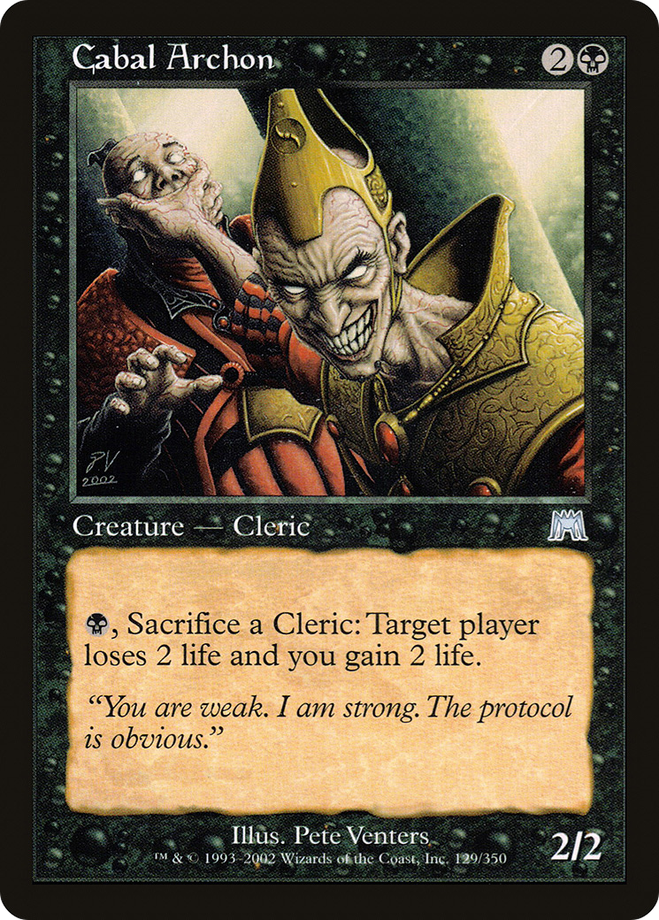 Cabal Archon (129) Foil - Onslaught