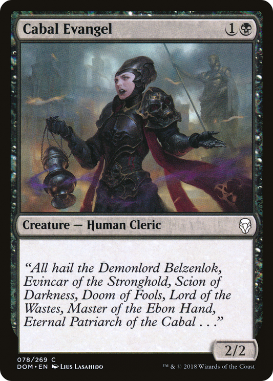 Cabal Evangel (078) - Dominaria Foil
