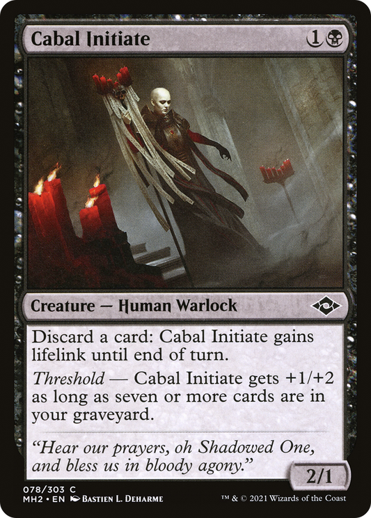 Cabal Initiate (078) - Modern Horizons 2 Foil