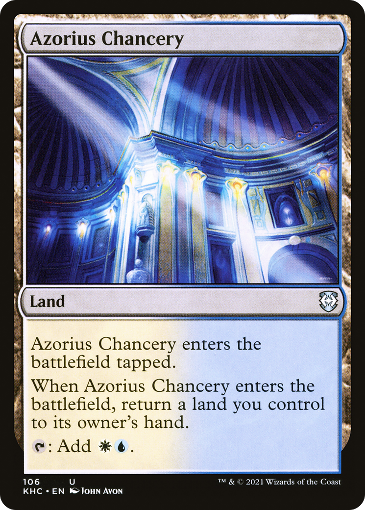 Azorius Chancery [Kaldheim Commander] | Silver Goblin