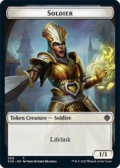 Saproling // Soldier Double-Sided Token [Starter Commander Decks] | Silver Goblin