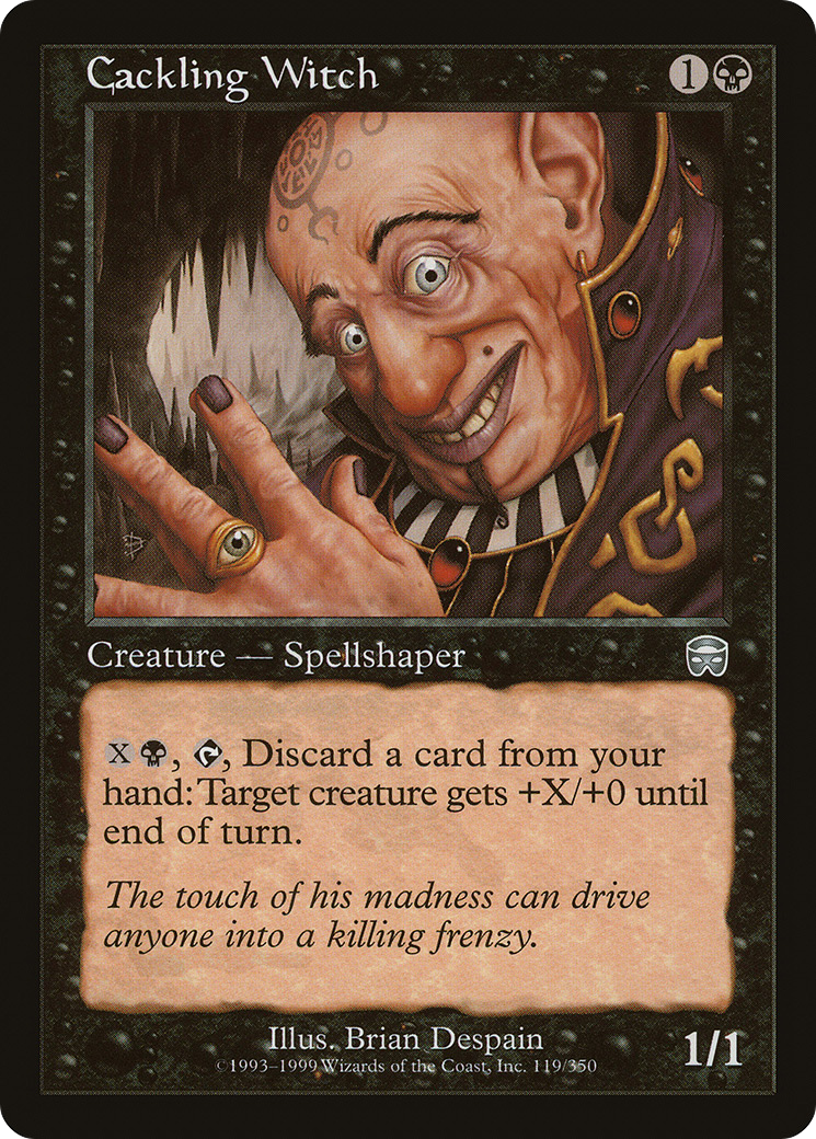 Cackling Witch (119) Foil - Mercadian Masques