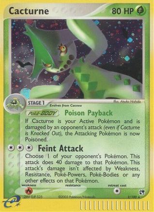 Cacturne (2) Reverse Holofoil - Sandstorm