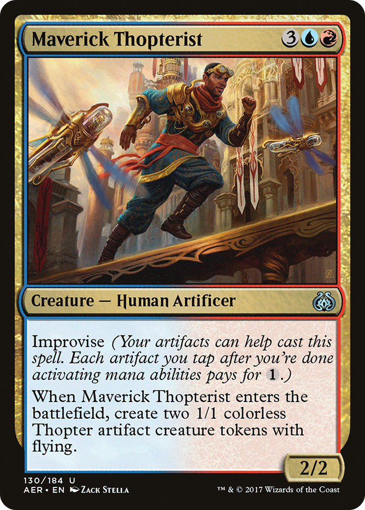 Maverick Thopterist [Aether Revolt] | Silver Goblin