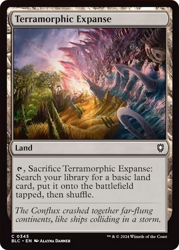 Terramorphic Expanse [Bloomburrow Commander] | Silver Goblin