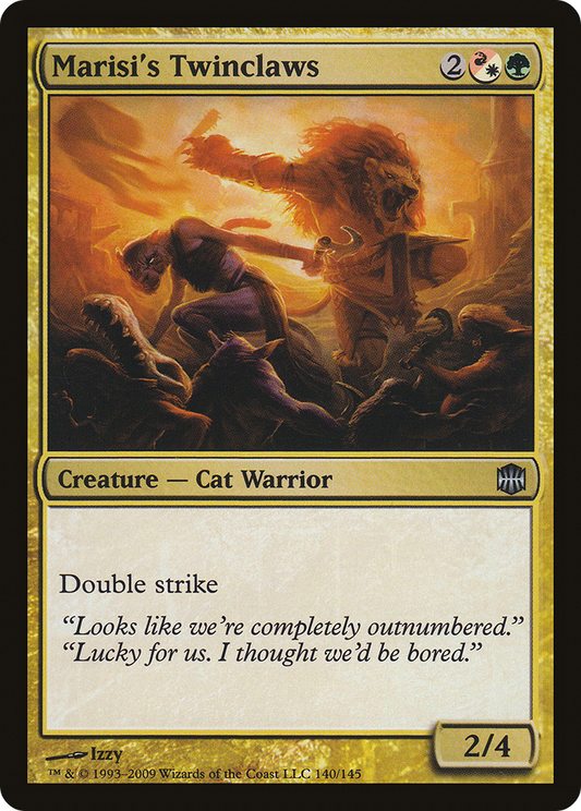 Marisi's Twinclaws [Alara Reborn] Foil