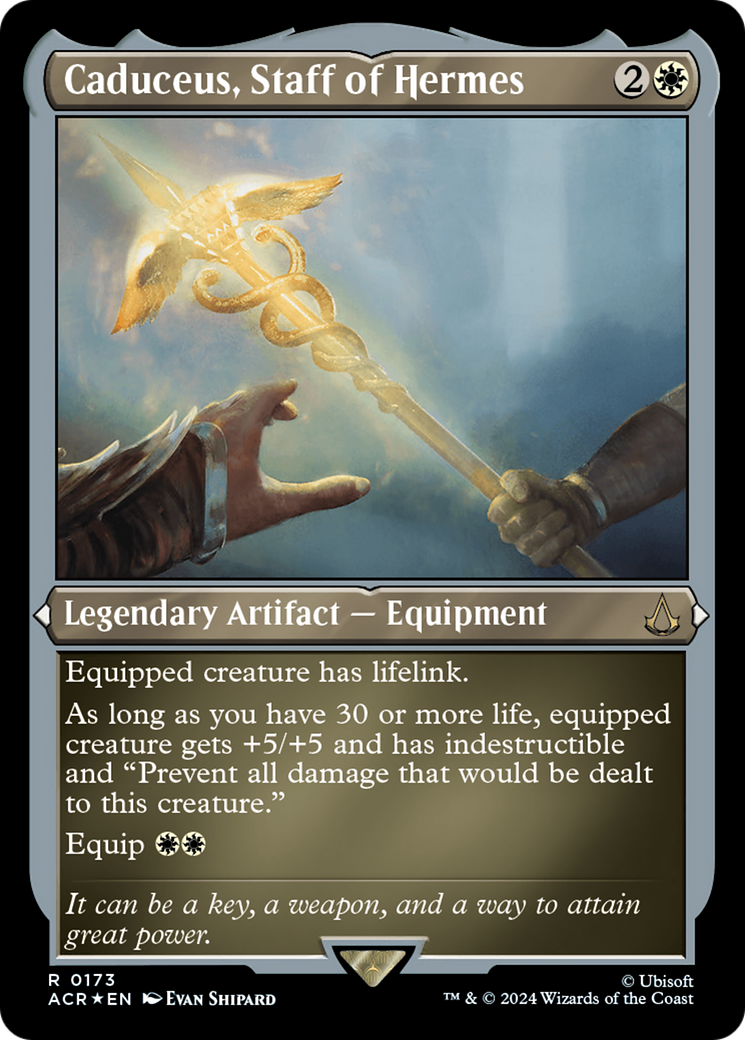 Caduceus, Staff of Hermes (173) Etched Foil - Assassin's Creed