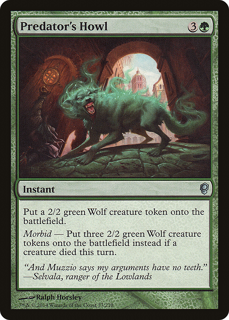 Predator's Howl (037) Foil - Conspiracy