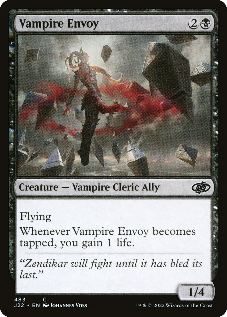 Vampire Envoy [Jumpstart 2022] | Silver Goblin