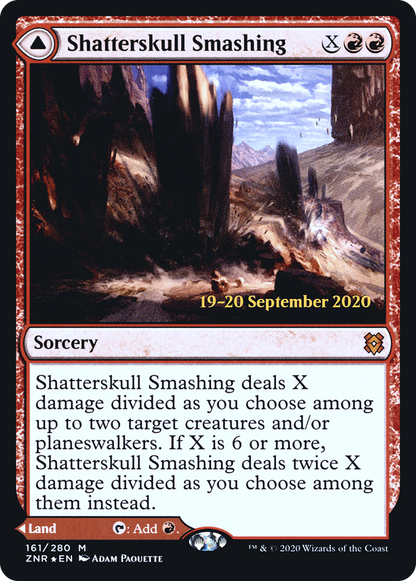 Shatterskull Smashing // Shatterskull, the Hammer Pass [Zendikar Rising Prerelease Promos]