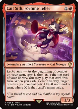 Cait Sith, Fortune Teller (054) - Commander: FINAL FANTASY