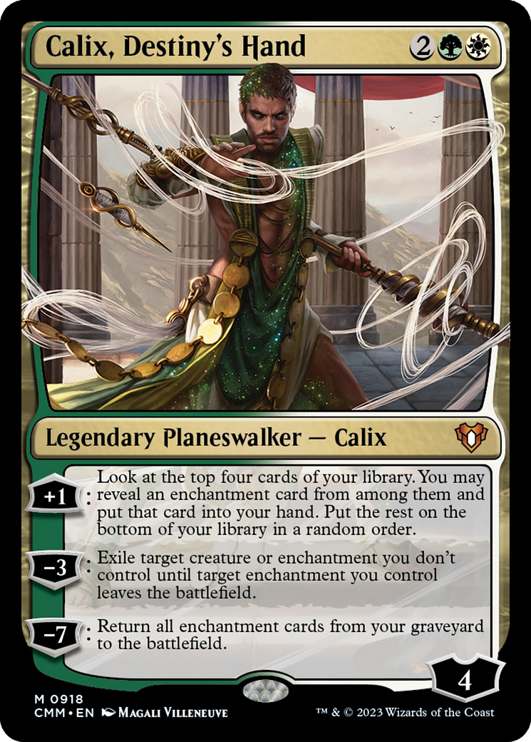 Calix, Destiny's Hand (918) - Commander Masters