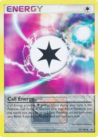 Call Energy (League Promo) (92) Reverse Holofoil - Majestic Dawn