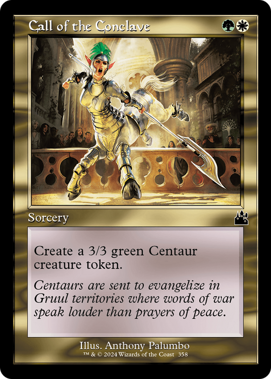 Call of the Conclave (Retro) (358) Foil - Ravnica Remastered