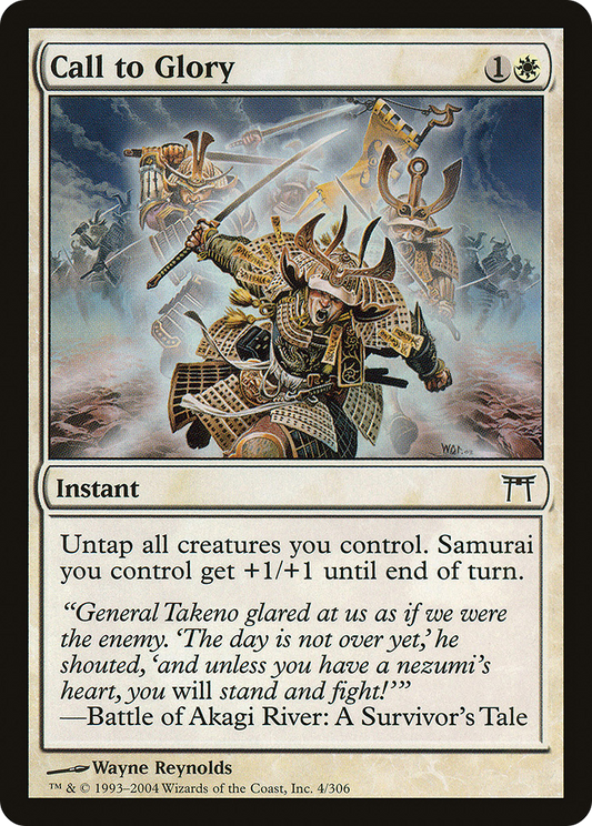 Call to Glory (004) Foil - Champions of Kamigawa