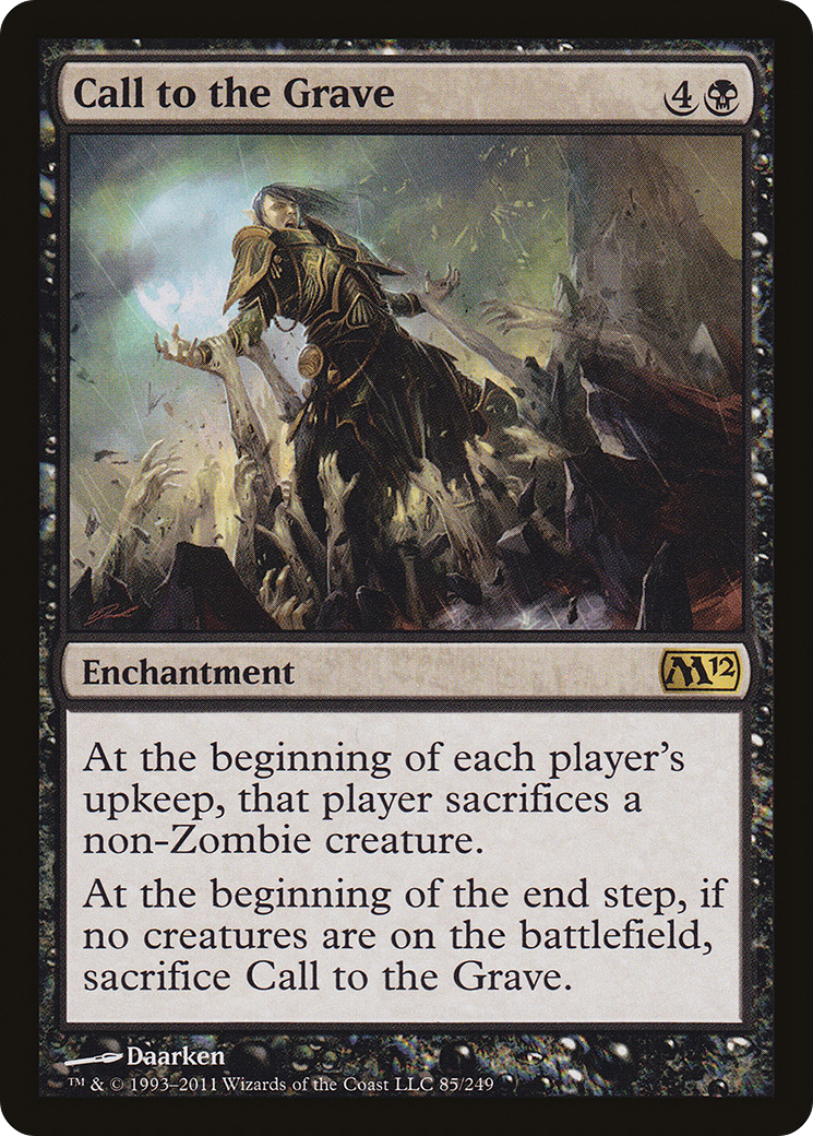 Call to the Grave (085) Foil - Magic 2012