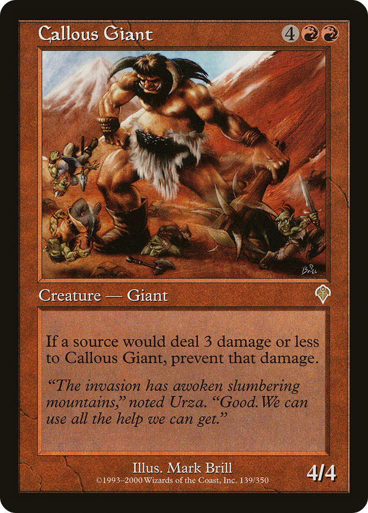 Callous Giant (139) - Invasion