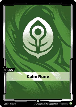 Calm Rune (042) Foil - Origins