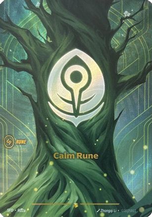 Calm Rune (Alternate Art) (R02a) Foil - Spiritforged