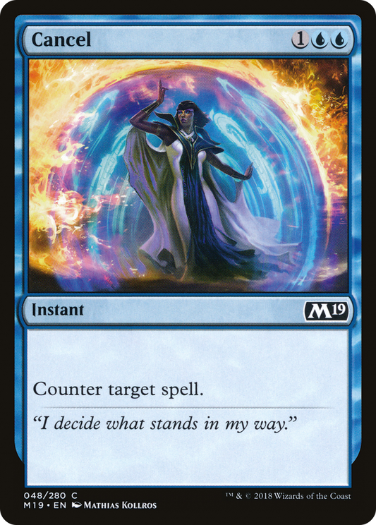 Cancel (048) - Core Set 2019 Foil