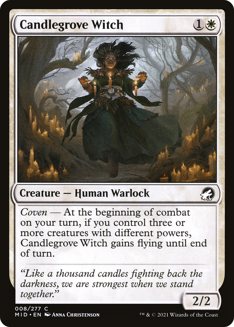 Candlegrove Witch (008) - Innistrad: Midnight Hunt Foil