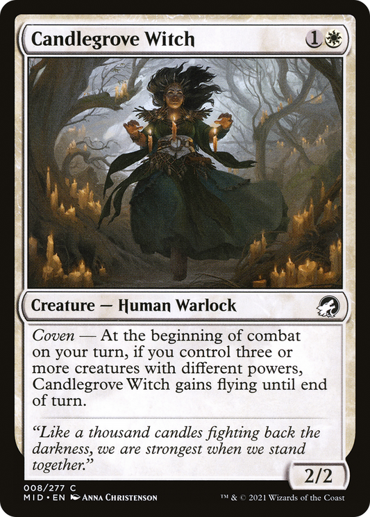 Candlegrove Witch (008) - Innistrad: Midnight Hunt Foil