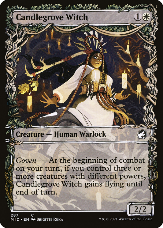 Candlegrove Witch (Showcase) (287) - Innistrad: Midnight Hunt Foil