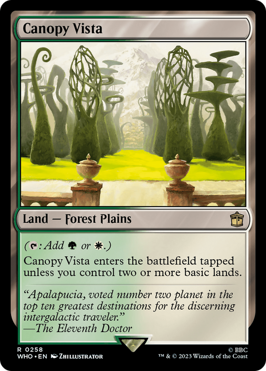 Canopy Vista (258) - Doctor Who