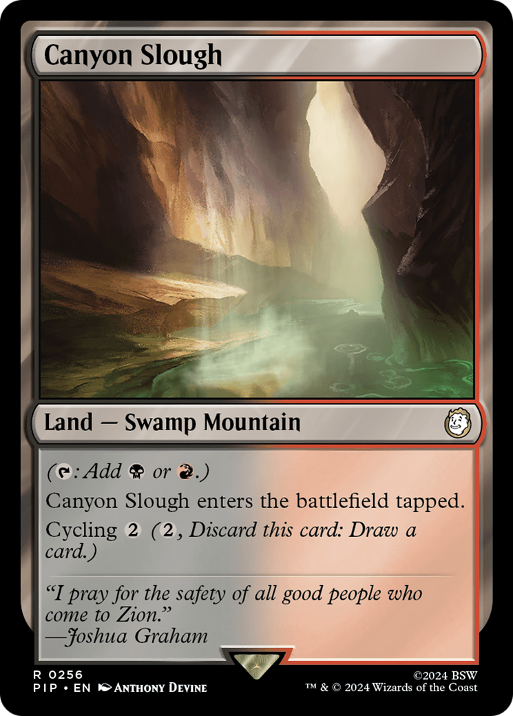 Canyon Slough (256) Foil - Fallout