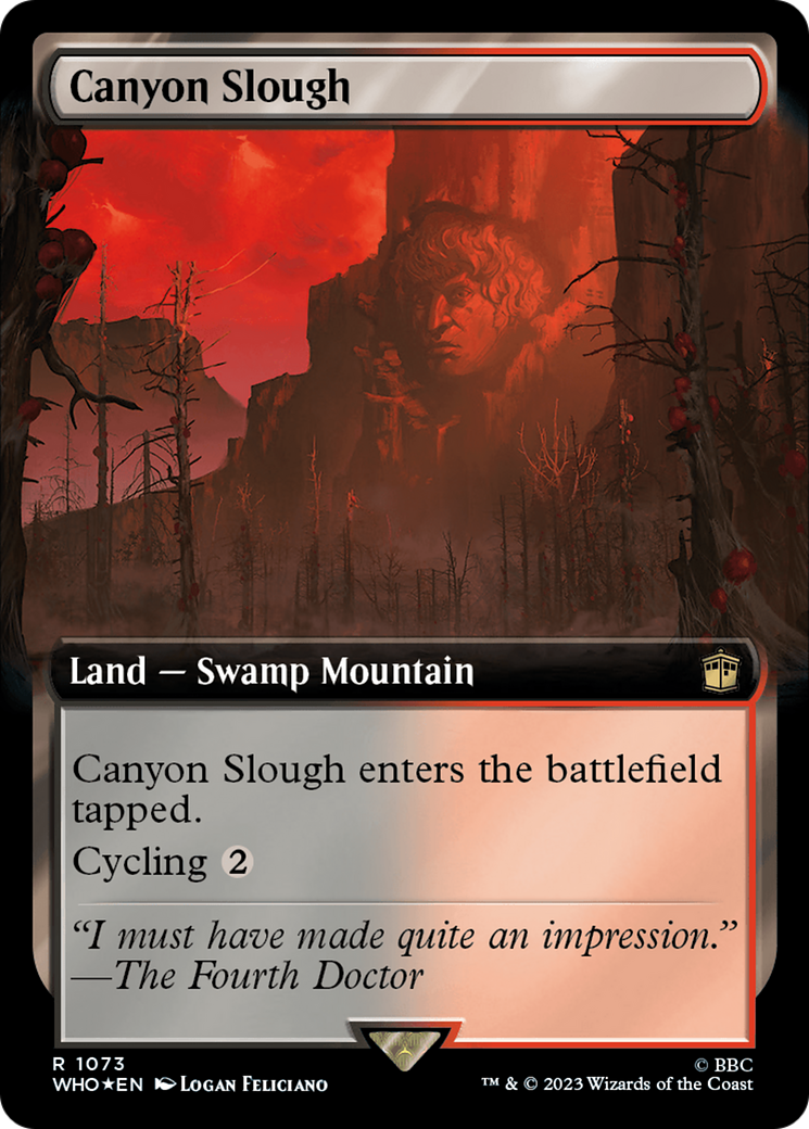 Canyon Slough (Extended Art) (1073) Surge Foil - Doctor Who