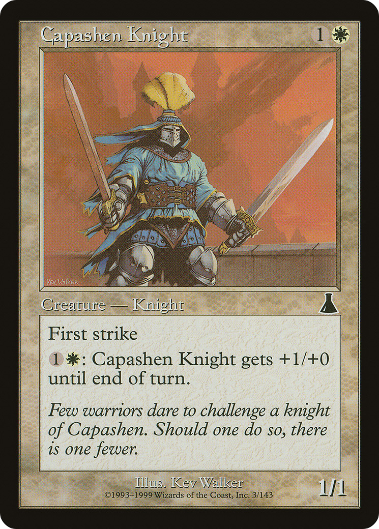 Capashen Knight (003) Foil - Urza's Destiny