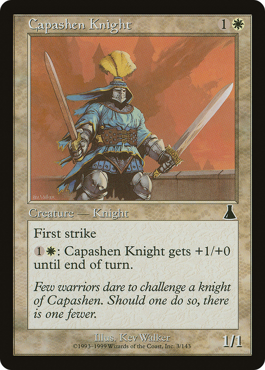 Capashen Knight (003) Foil - Urza's Destiny