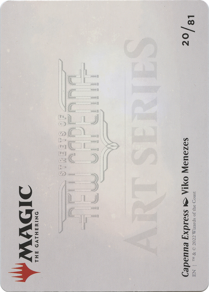 Capenna Express (020s) Gold-Stamped - Art Series: New Capenna