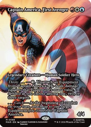 Captain America, First Avenger (088) Foil - Marvel Universe