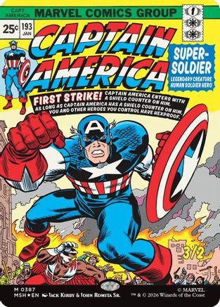 Captain America, Super-Soldier (Classic Comic) (387) Foil - Marvel Super Heroes