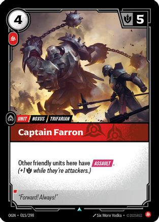 Captain Farron (015) Foil - Origins