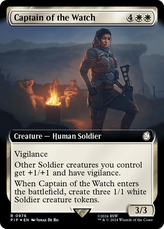 Captain of the Watch (Extended Art) (976) Surge Foil - Fallout