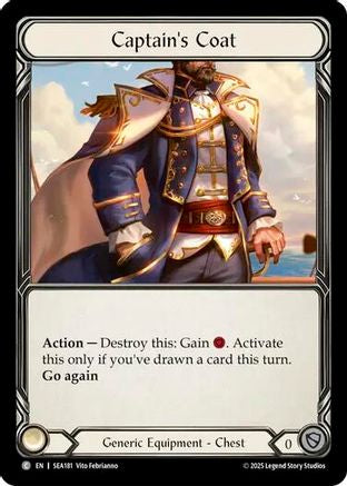 Captain's Coat (SEA181) Cold Foil - High Seas