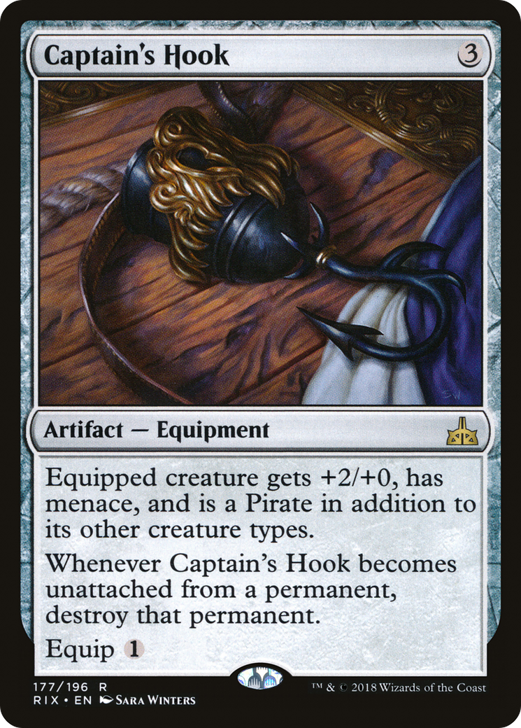 Captain's Hook (177) - Rivals of Ixalan Foil