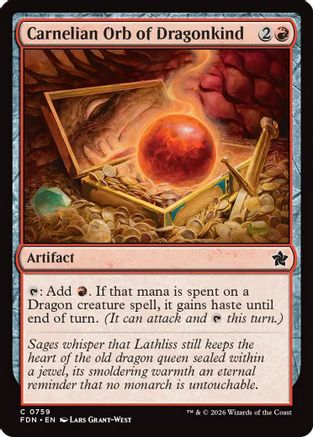 Carnelian Orb of Dragonkind (759) - Foundations