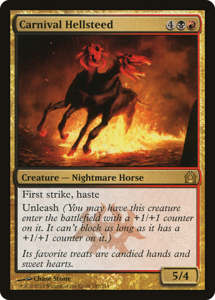 Carnival Hellsteed (147) Foil - Return to Ravnica