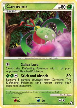 Carnivine (16) Reverse Holofoil - Triumphant