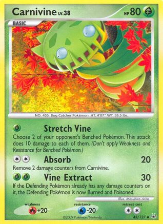 Carnivine (43) Reverse Holofoil - Platinum