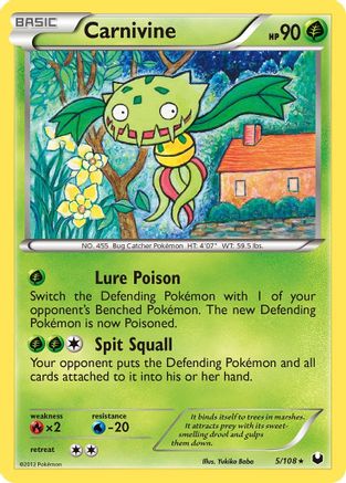 Carnivine (5) Reverse Holofoil - Dark Explorers